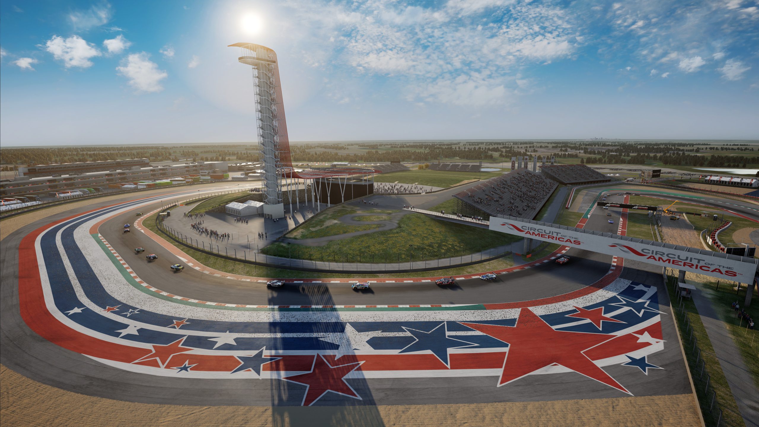 american track pack cota stars tower