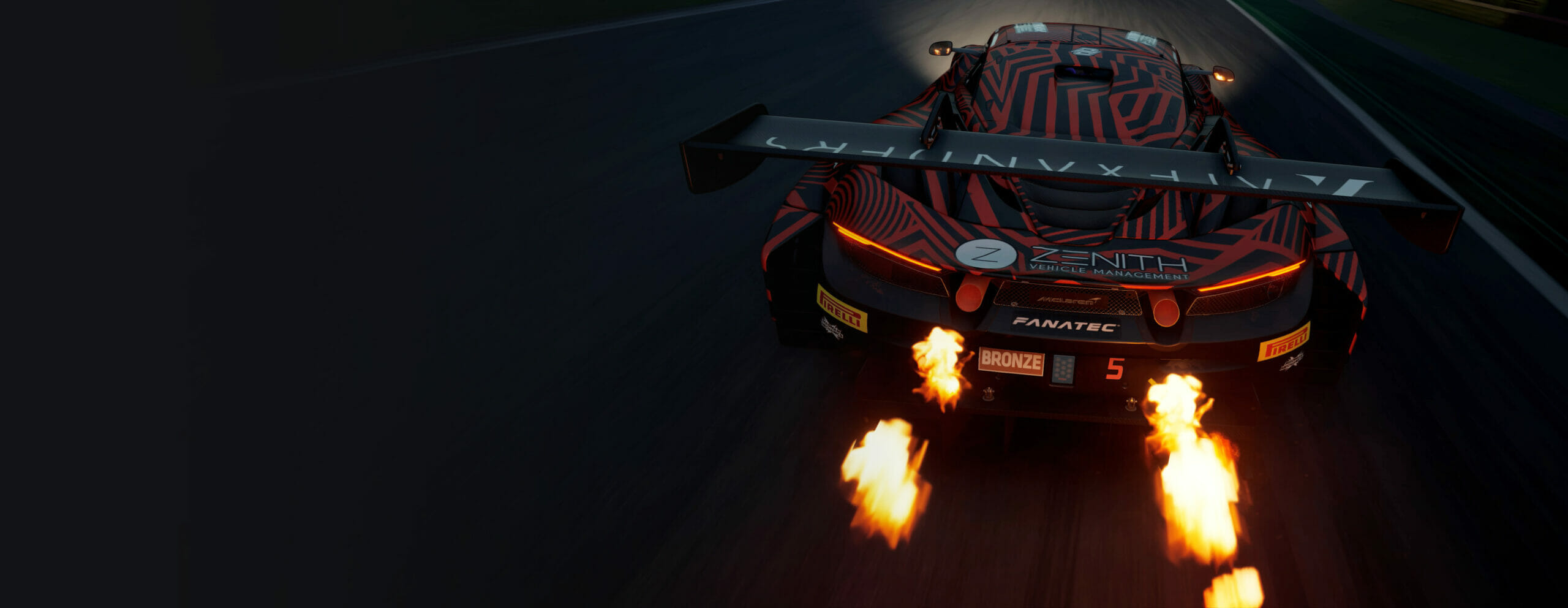 mclaren nightime assetto corsa competizione