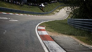 Racing through the iconic corners of Nürburgring 24h in Assetto Corsa Competizione.