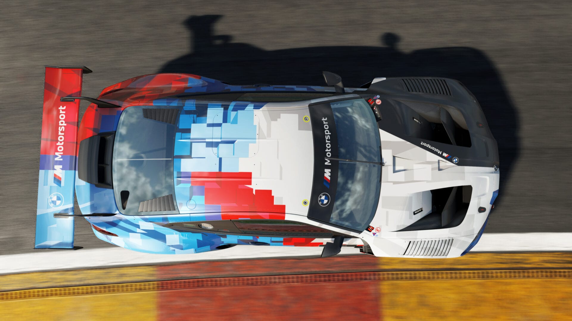 BMW M4 GT3 EVO en CrowdStrike 24 horas de spa en Acevo 0.3, Vista aérea