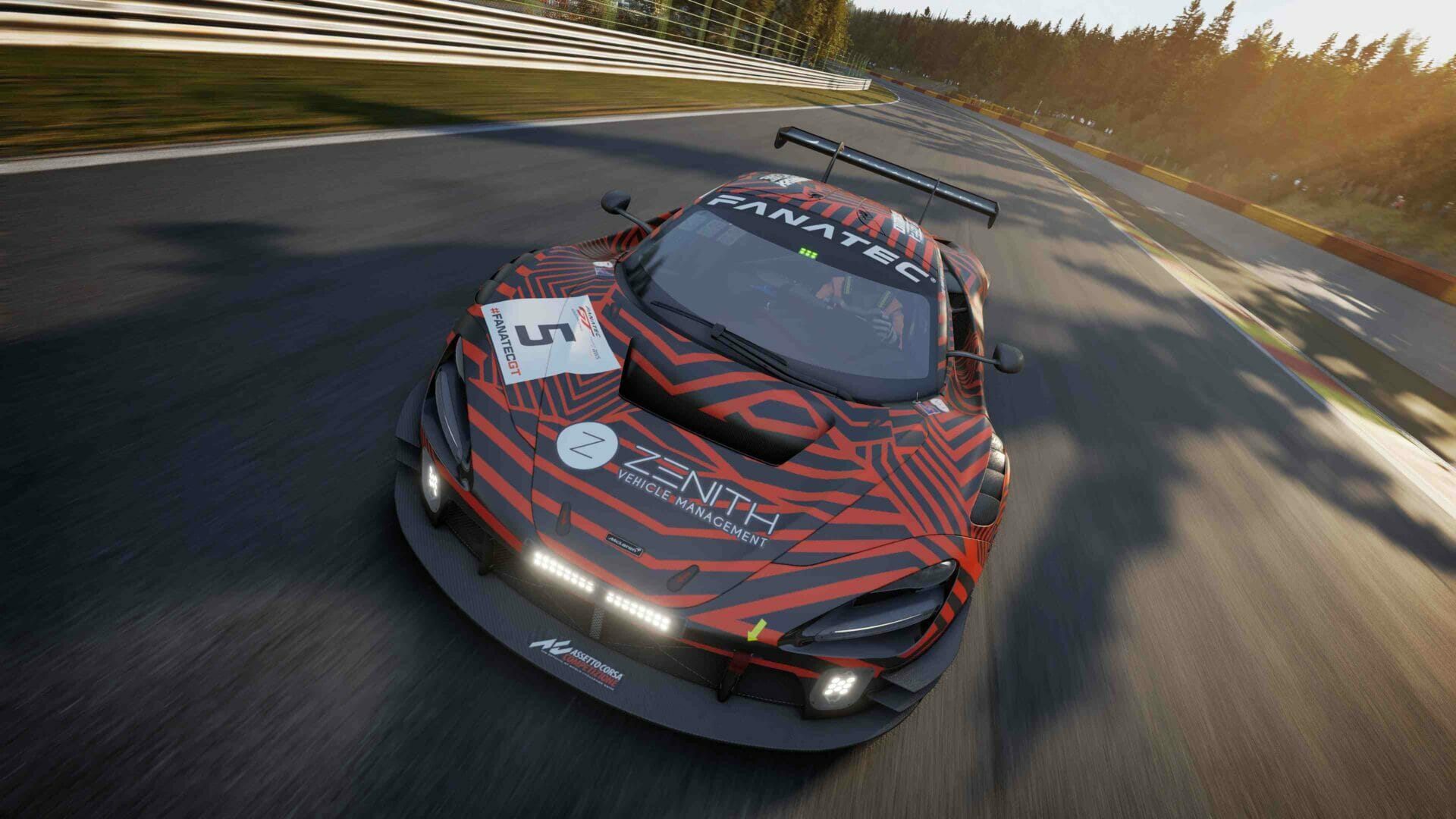 mclaren 720s gt3 evo front assetto corsa competizione