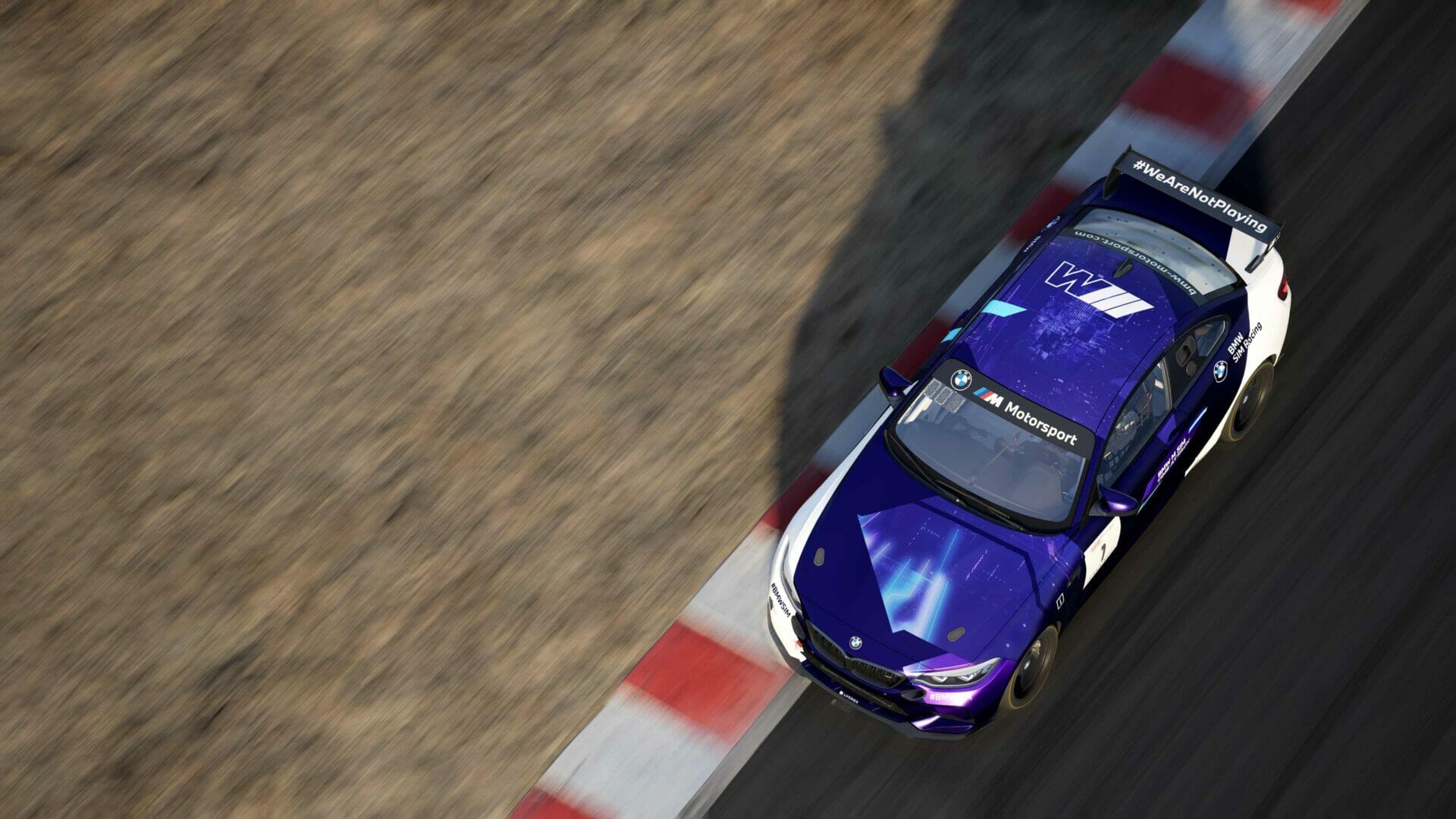 BLUE bmw in assetto corsa competizione