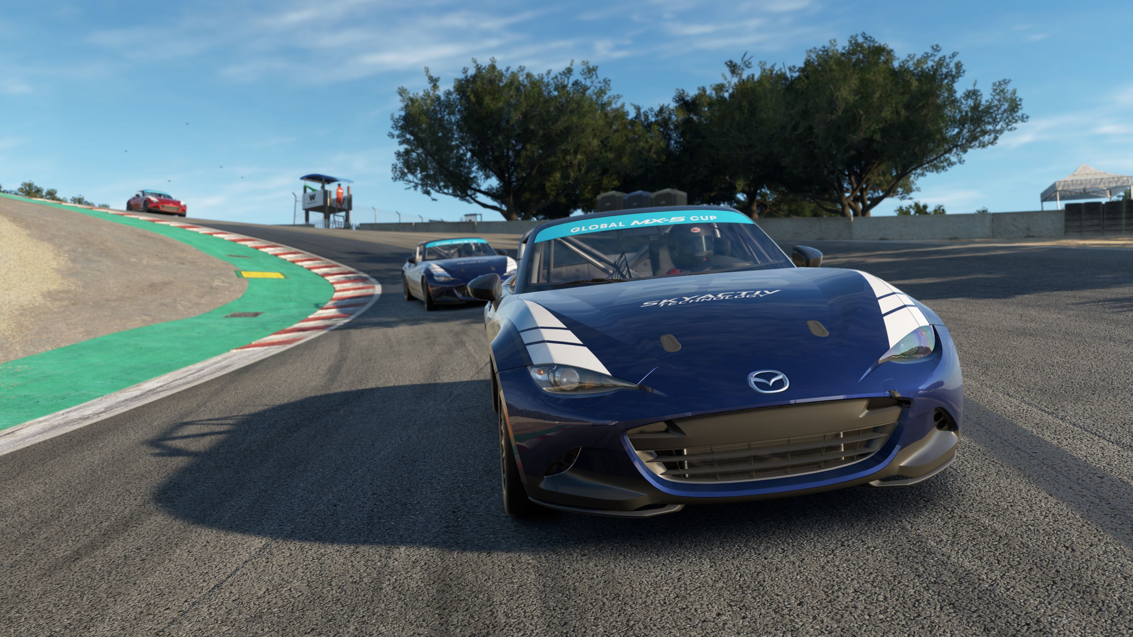 mazda during the day in Assetto Corsa EVO, featuring a revolutionary physics model that offers a deeper connection to the road.